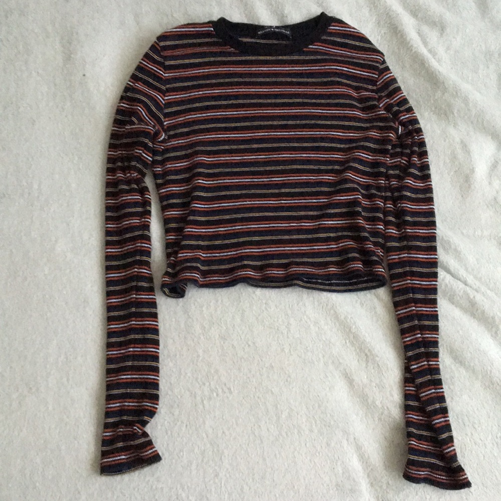 Brandy cropped long sleeve